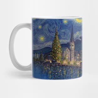 Christmas Lake Mug